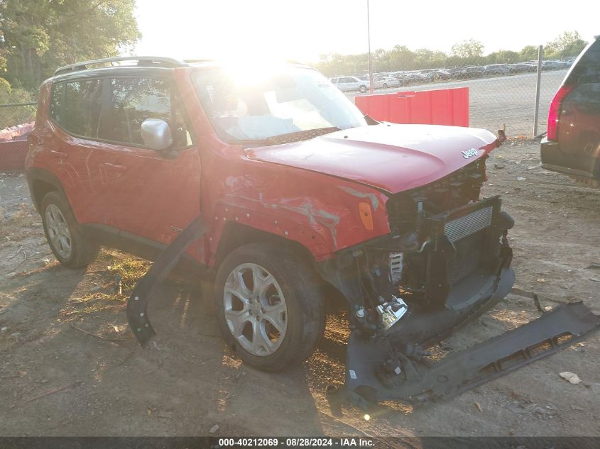 2016 Jeep Renegade Limited VIN: ZACCJADT5GPC78868 Lot: 40212069