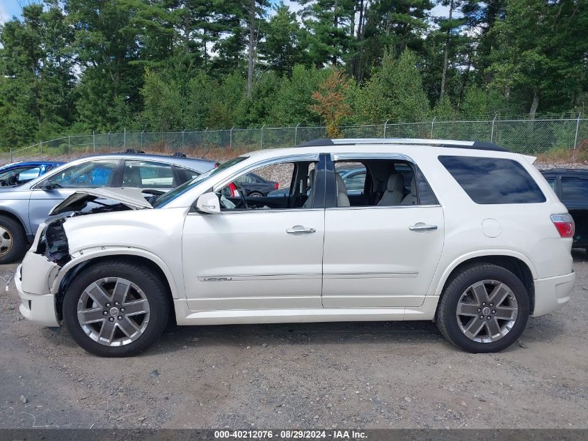 2012 GMC Acadia Denali VIN: 1GKKVTED3CJ324649 Lot: 40212076