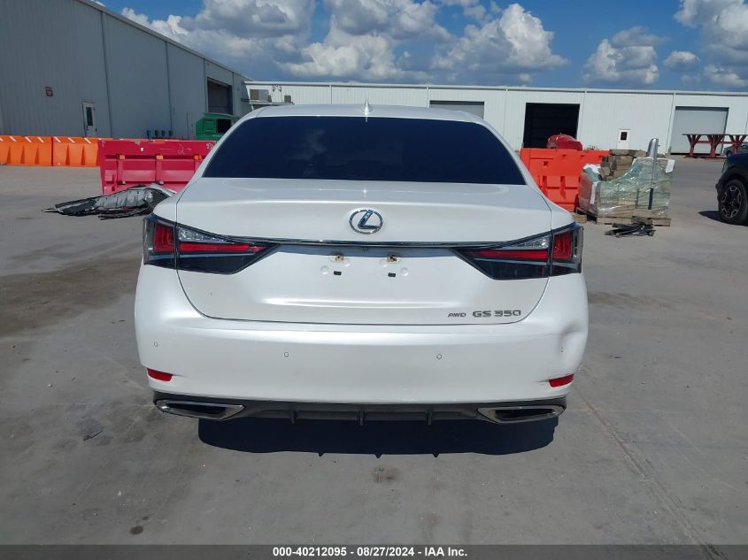 2016 Lexus Gs 350 VIN: JTHCZ1BL1GA001712 Lot: 40212095