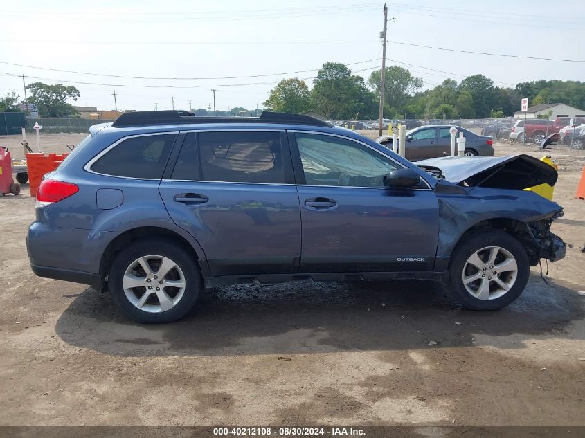 2014 Subaru Outback 2.5I Premium VIN: 4S4BRCCC6E3281096 Lot: 40212108