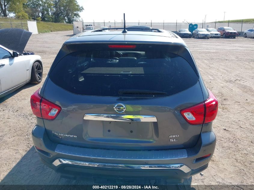 2017 Nissan Pathfinder Sl VIN: 5N1DR2MM0HC672291 Lot: 40212219