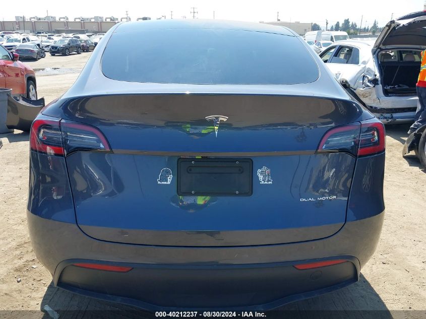 2023 Tesla Model Y Awd/Long Range Dual Motor All-Wheel Drive VIN: 7SAYGDEE8PA079956 Lot: 40212237