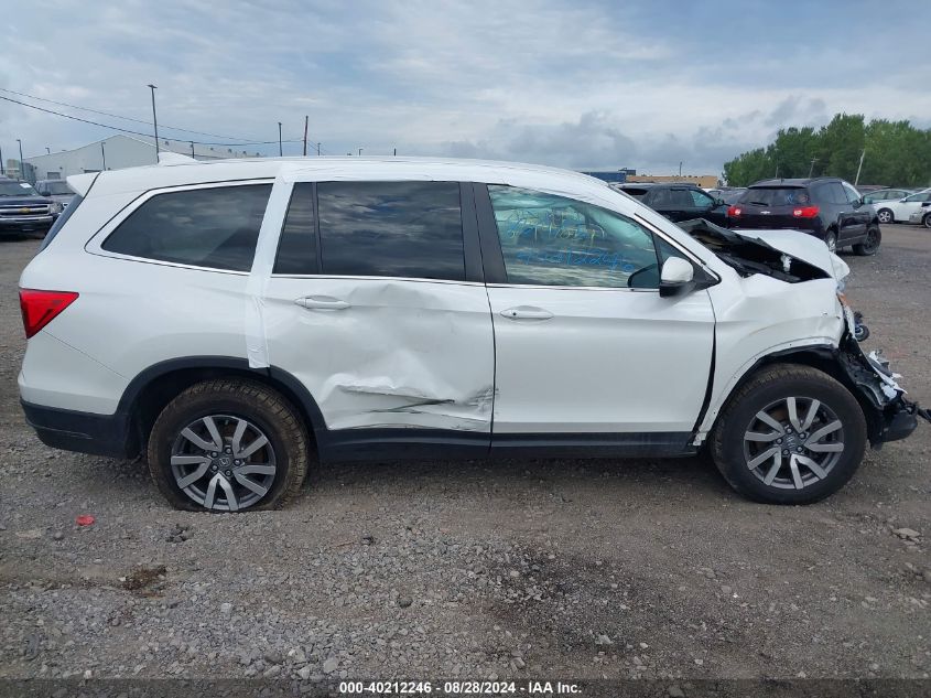 2021 Honda Pilot Awd Ex VIN: 5FNYF6H31MB020672 Lot: 40212246