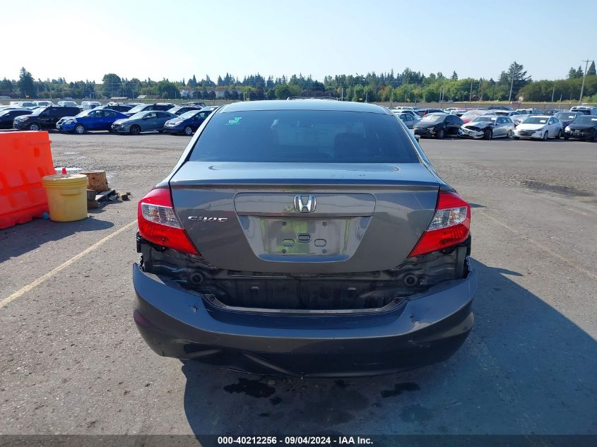 2012 Honda Civic Lx VIN: 19XFB2F51CE372364 Lot: 40212256