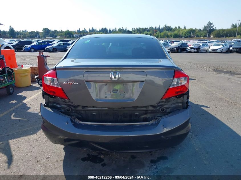 2012 Honda Civic Lx VIN: 19XFB2F51CE372364 Lot: 40212256