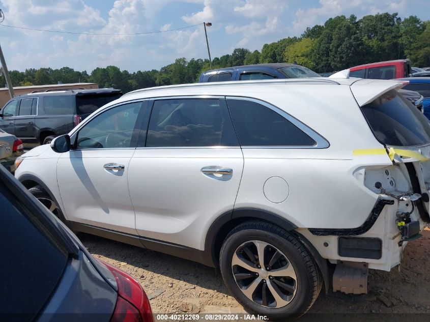 2017 Kia Sorento 3.3L Ex VIN: 5XYPH4A55HG202623 Lot: 40212269