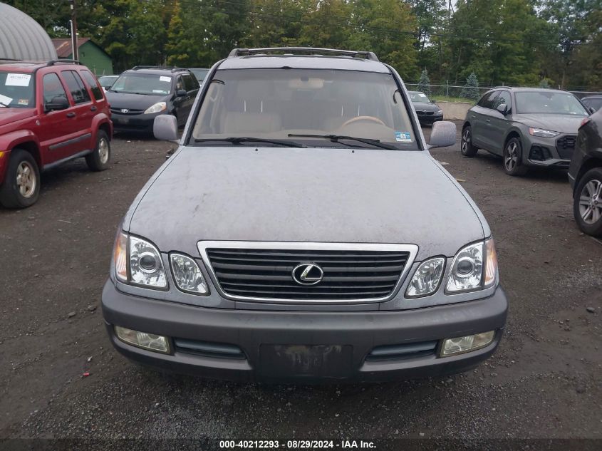 2000 Lexus Lx 470 VIN: JT6HT00W1Y0108211 Lot: 40212293