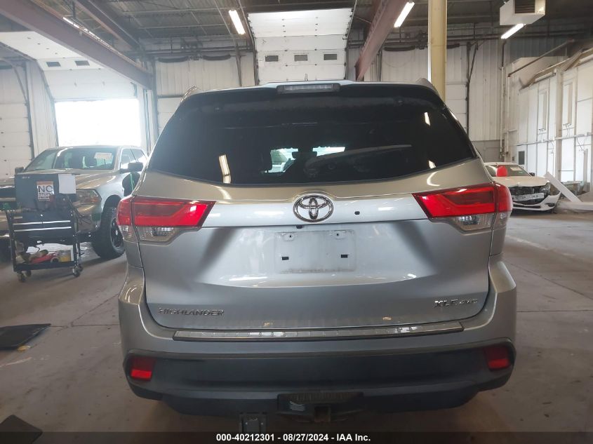 2019 Toyota Highlander Xle VIN: 5TDJZRFH4KS579893 Lot: 40212301