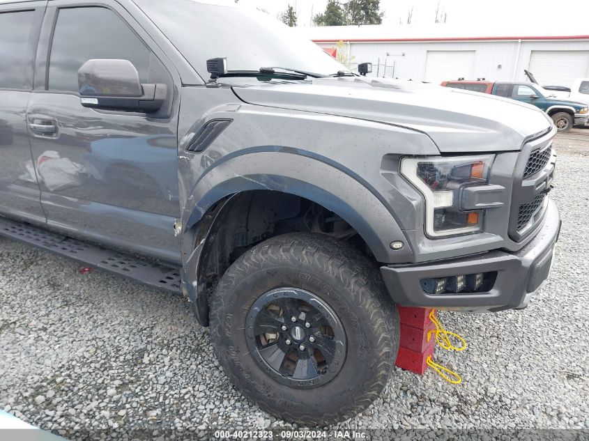 2018 Ford F-150 Raptor VIN: 1FTFW1RGXJFA07065 Lot: 40212323