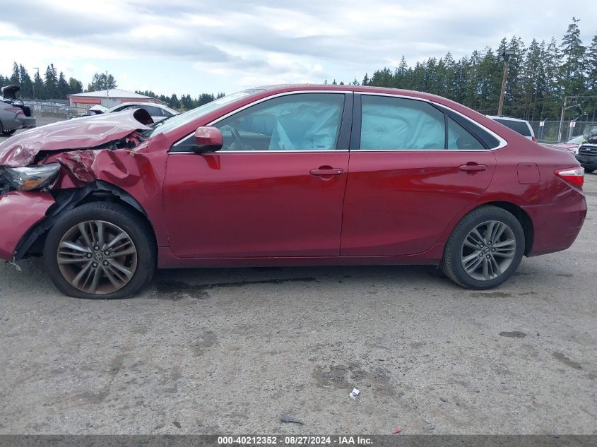 2017 Toyota Camry Se VIN: 4T1BF1FK8HU620343 Lot: 40212352