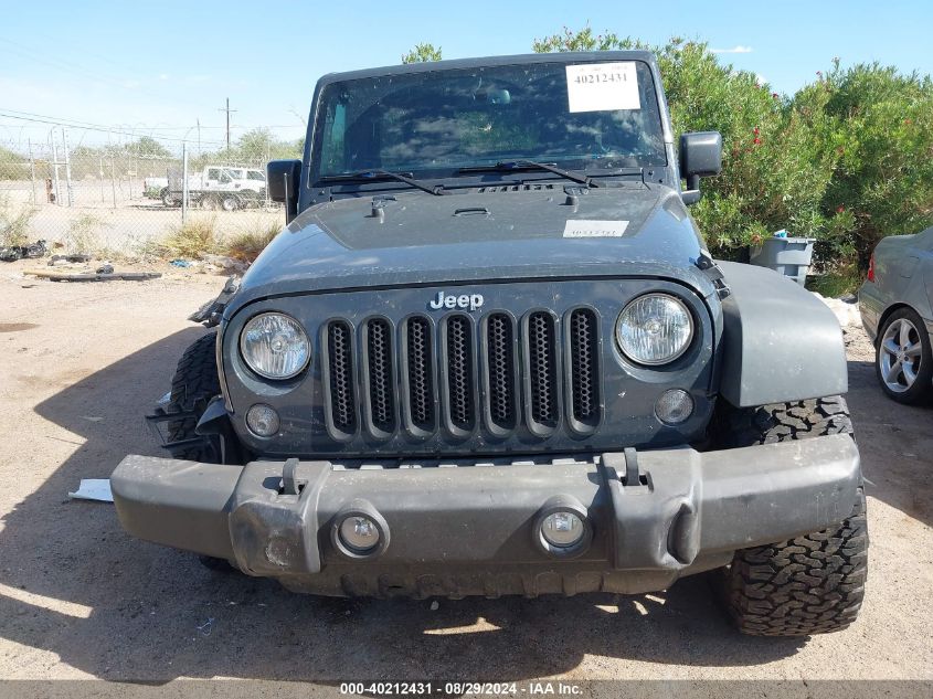 2016 Jeep Wrangler Unlimited Sport VIN: 1C4BJWDG8GL270554 Lot: 40212431