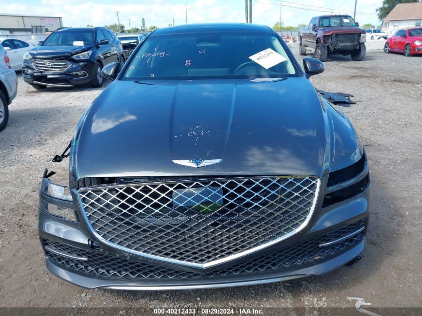 2022 Genesis G80 2.5T Rwd VIN: KMTGB4SC6NU130535 Lot: 40212433