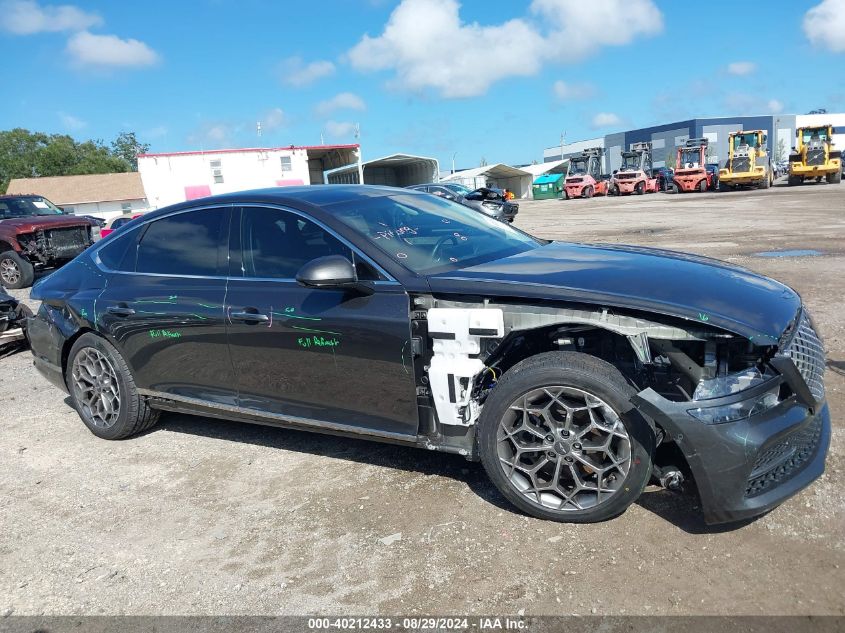 2022 Genesis G80 2.5T Rwd VIN: KMTGB4SC6NU130535 Lot: 40212433