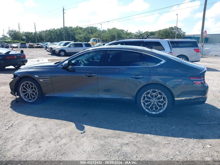 KMTGB4SC6NU130535 2022 Genesis G80 2.5T Rwd