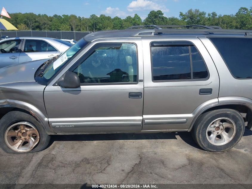 1998 Chevrolet Blazer Lt VIN: 1GNCS13W0W2266507 Lot: 40212434