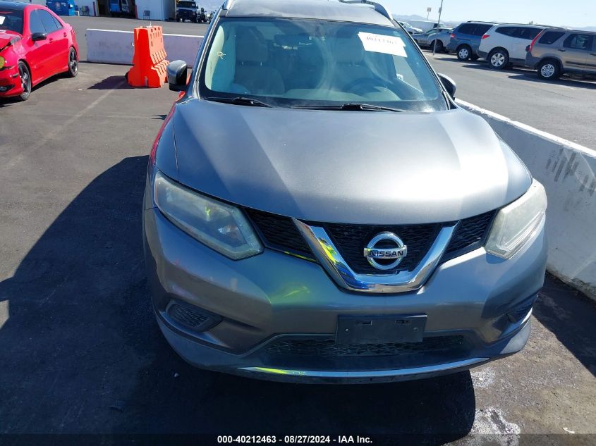 2016 Nissan Rogue Sv VIN: KNMAT2MV5GP643135 Lot: 40212463