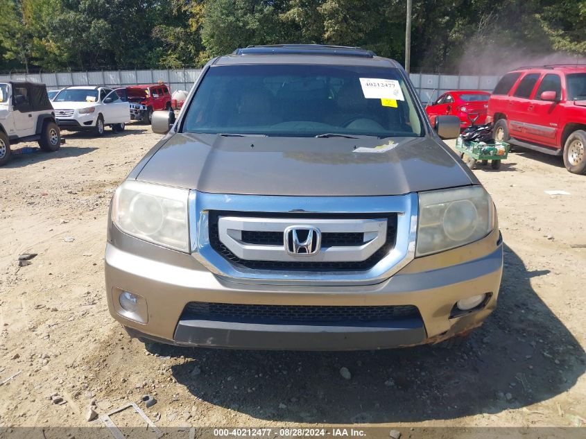 2010 Honda Pilot Ex-L VIN: 5FNYF3H51AB006315 Lot: 40212477