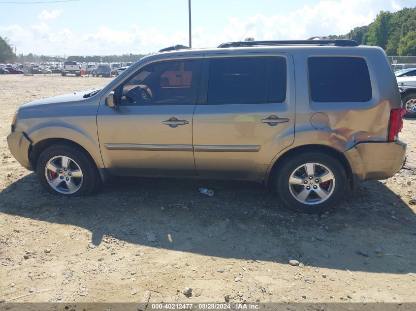 2010 Honda Pilot Ex-L VIN: 5FNYF3H51AB006315 Lot: 40212477