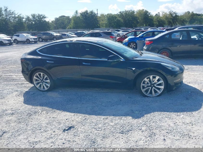 2018 Tesla Model 3 Long Range/Performance VIN: 5YJ3E1EB1JF090387 Lot: 40212502