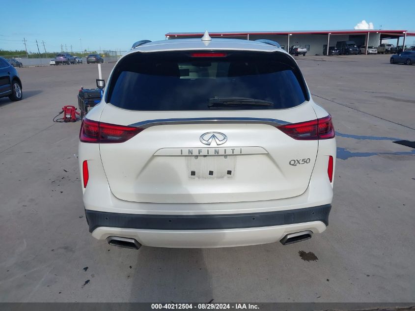 2021 Infiniti Qx50 Luxe VIN: 3PCAJ5BA1MF110115 Lot: 40212504