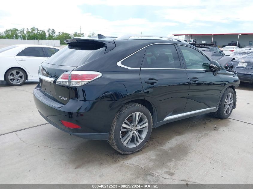 VIN 2T2ZK1BA2FC180850 2015 Lexus RX, 350 no.4