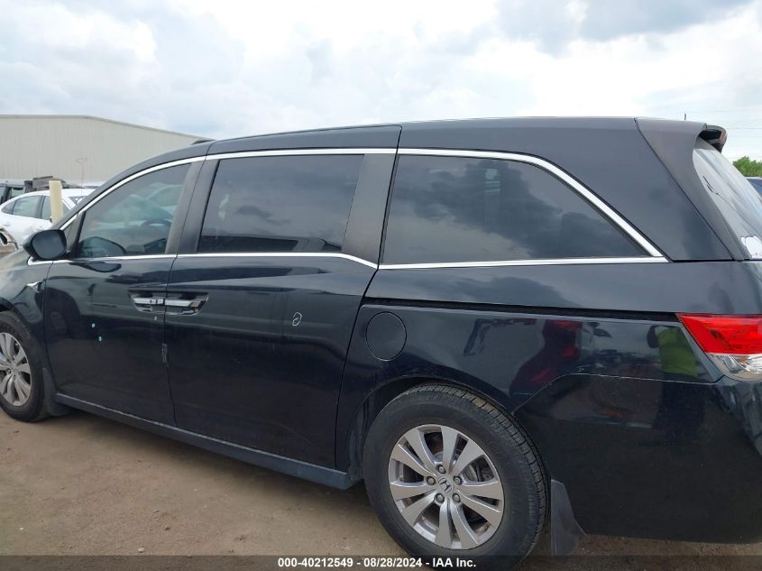 2015 Honda Odyssey Ex-L VIN: 5FNRL5H64FB124741 Lot: 40212549