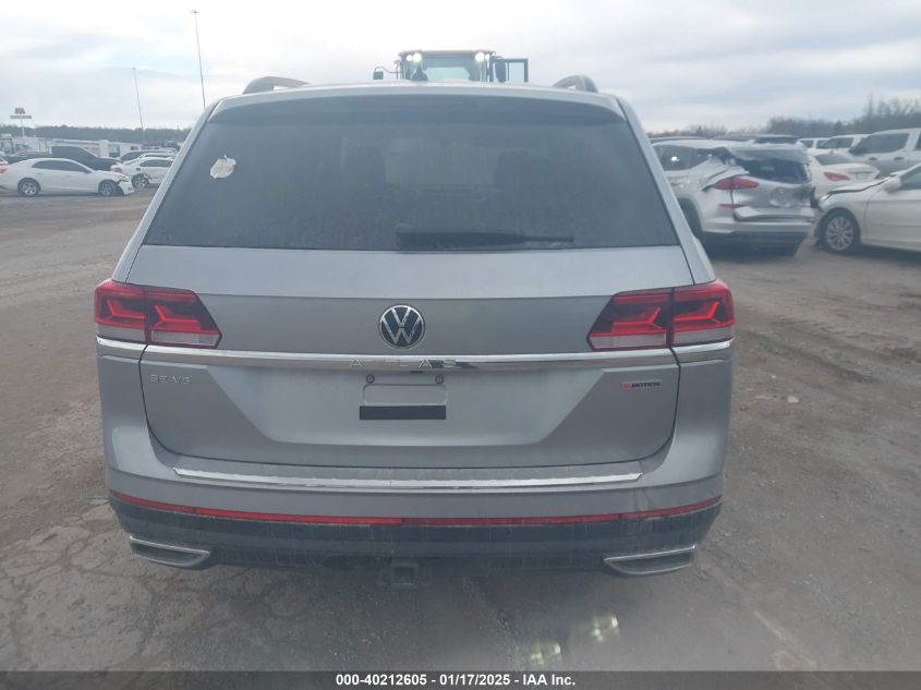 2022 Volkswagen Atlas 3.6L V6 Se W/Technology VIN: 1V2HR2CA6NC547500 Lot: 40212605