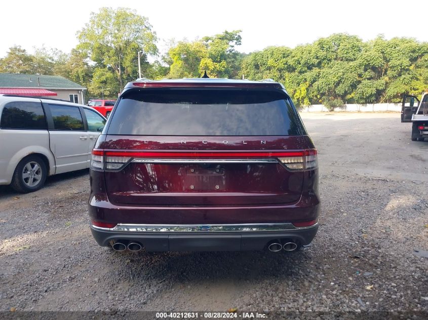 2021 Lincoln Aviator Reserve VIN: 5LM5J7XC5MGL00263 Lot: 40212631