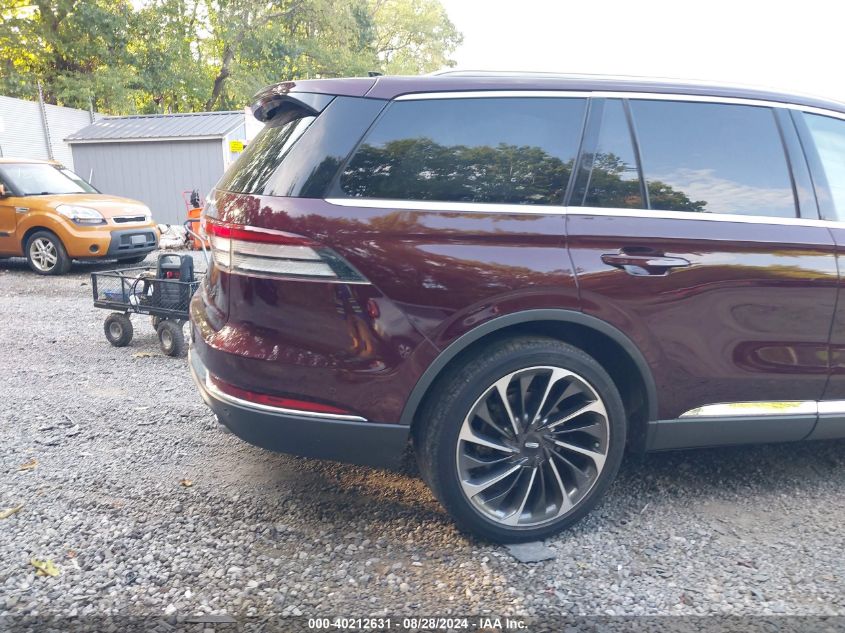 2021 Lincoln Aviator Reserve VIN: 5LM5J7XC5MGL00263 Lot: 40212631