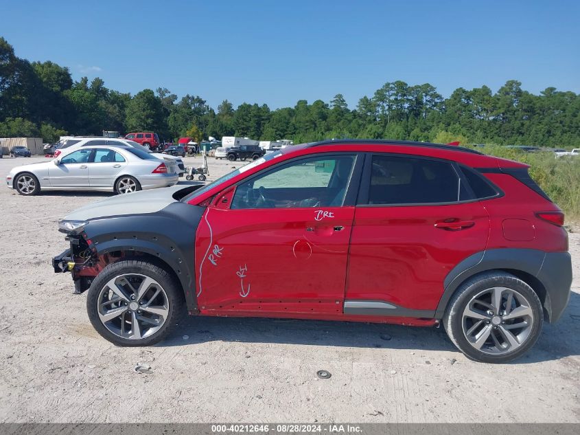 2020 Hyundai Kona Limited VIN: KM8K33A56LU408801 Lot: 40212646