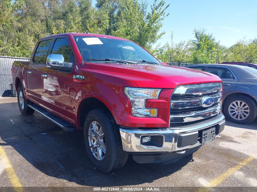 2015 FORD F-150 LARIAT - 1FTEW1EP6FKD09663