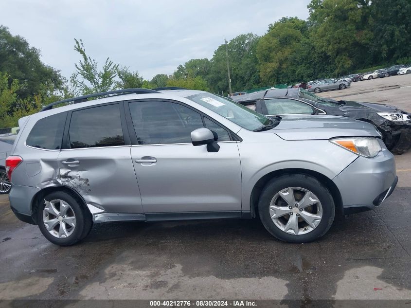 2015 Subaru Forester 2.5I Limited VIN: JF2SJAHC7FH500713 Lot: 40212776