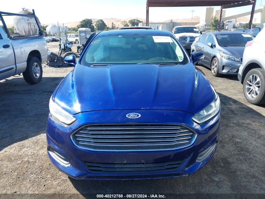 2013 Ford Fusion Se VIN: 3FA6P0HR8DR313351 Lot: 40212788