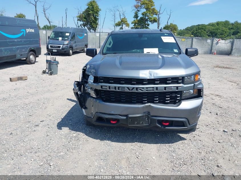 2021 Chevrolet Silverado 1500 4Wd Short Bed Custom VIN: 3GCPYBEH9MG130068 Lot: 40212828