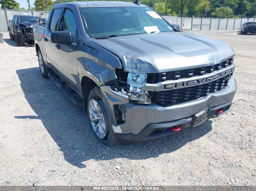 2021 Chevrolet Silverado 1500 4Wd Short Bed Custom VIN: 3GCPYBEH9MG130068 Lot: 40212828