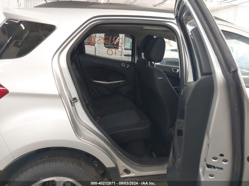 MAJ6S3GL9KC258191 2019 Ford Ecosport Se