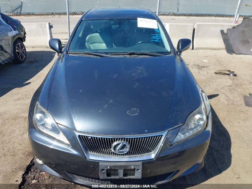 2008 Lexus Is 250 VIN: JTHBK262282080293 Lot: 40212875