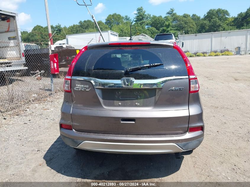 2016 Honda Cr-V Ex VIN: 5J6RM4H53GL027523 Lot: 40212893