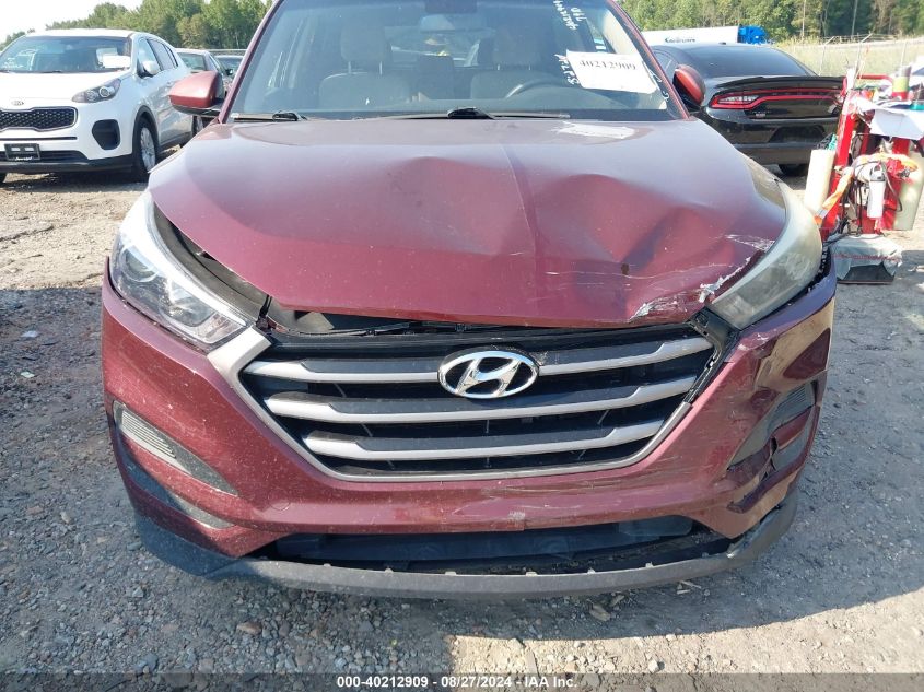 2016 Hyundai Tucson Se VIN: KM8J23A45GU237910 Lot: 40212909