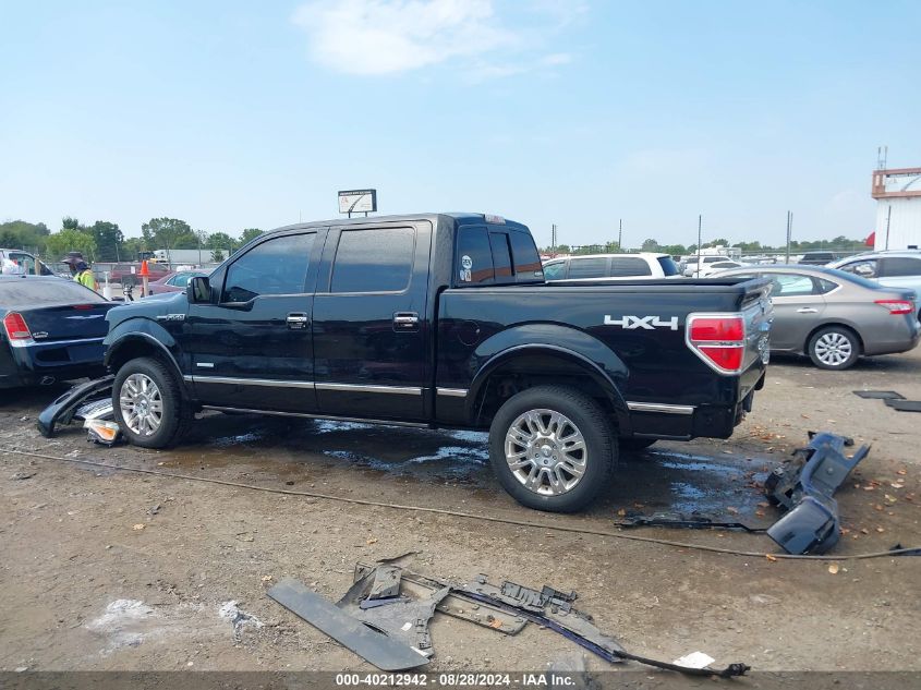 2011 Ford F-150 Platinum VIN: 1FTFW1ET5BFC92018 Lot: 40212942