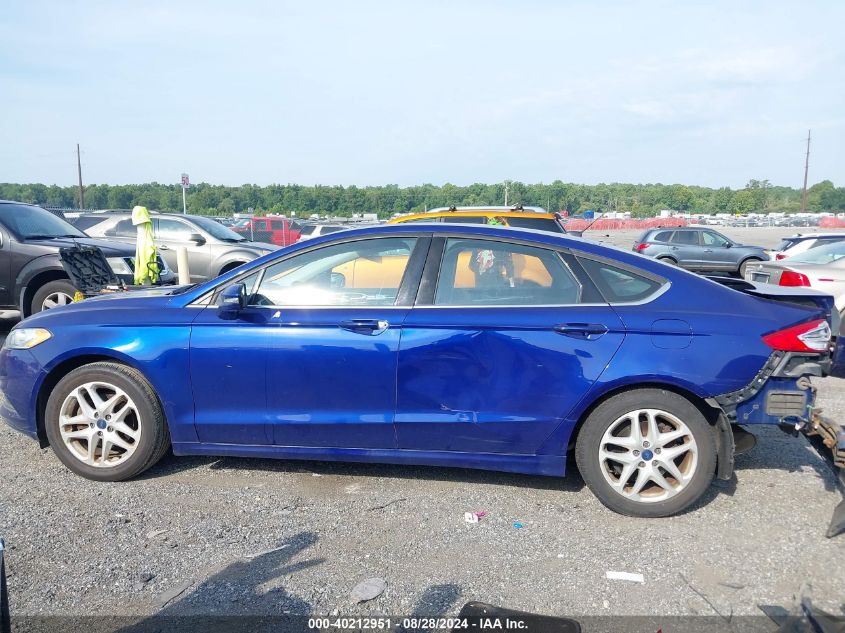 2016 FORD FUSION SE - 3FA6P0H74GR240840