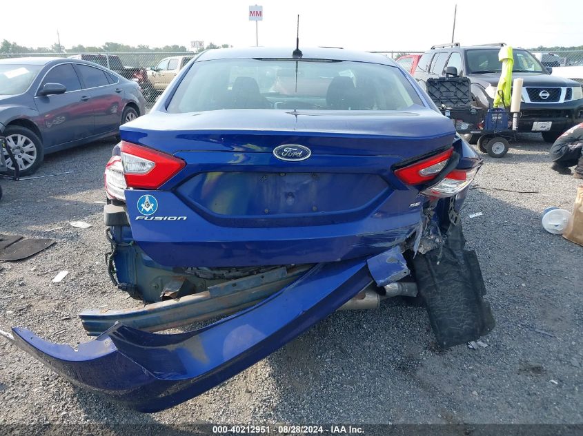 2016 Ford Fusion Se VIN: 3FA6P0H74GR240840 Lot: 40212951