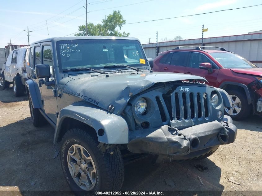 2015 Jeep Wrangler Unlimited Rubicon VIN: 1C4BJWFGXFL592401 Lot: 40212952