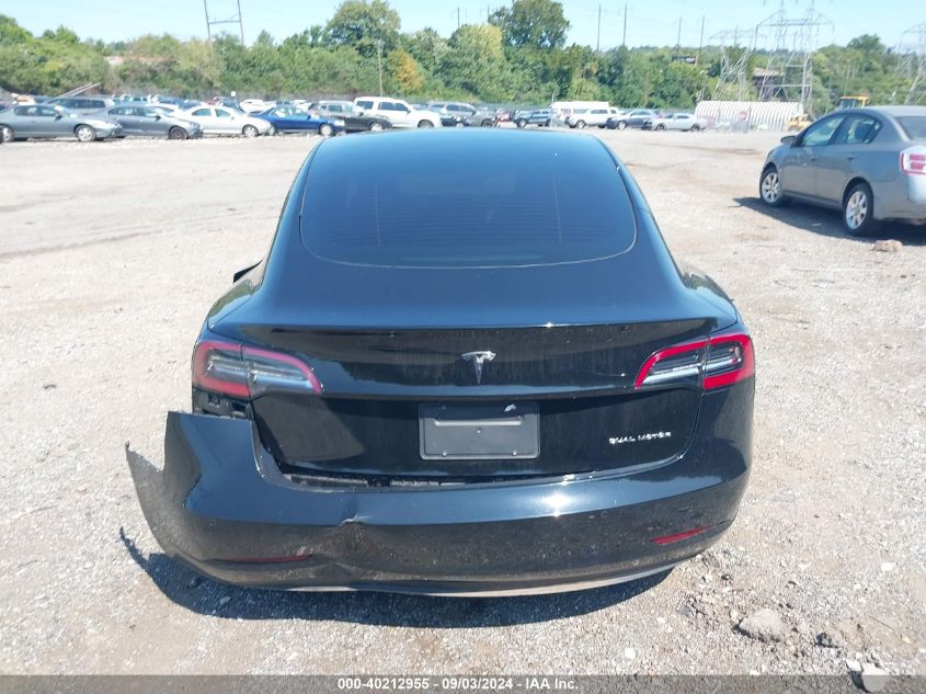 2021 Tesla Model 3 Long Range Dual Motor All-Wheel Drive VIN: 5YJ3E1EB4MF094311 Lot: 40212955