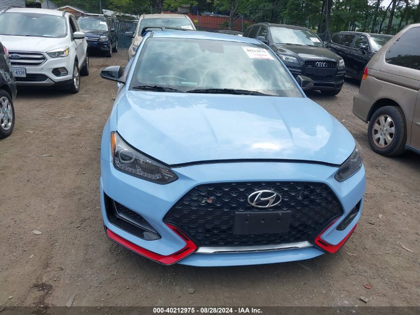 2022 Hyundai Veloster N VIN: KMHT36AHXNU013829 Lot: 40212975