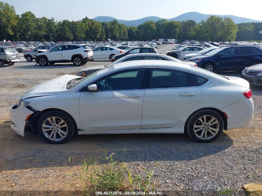 2015 Chrysler 200 Limited VIN: 1C3CCCAB9FN685766 Lot: 40212976