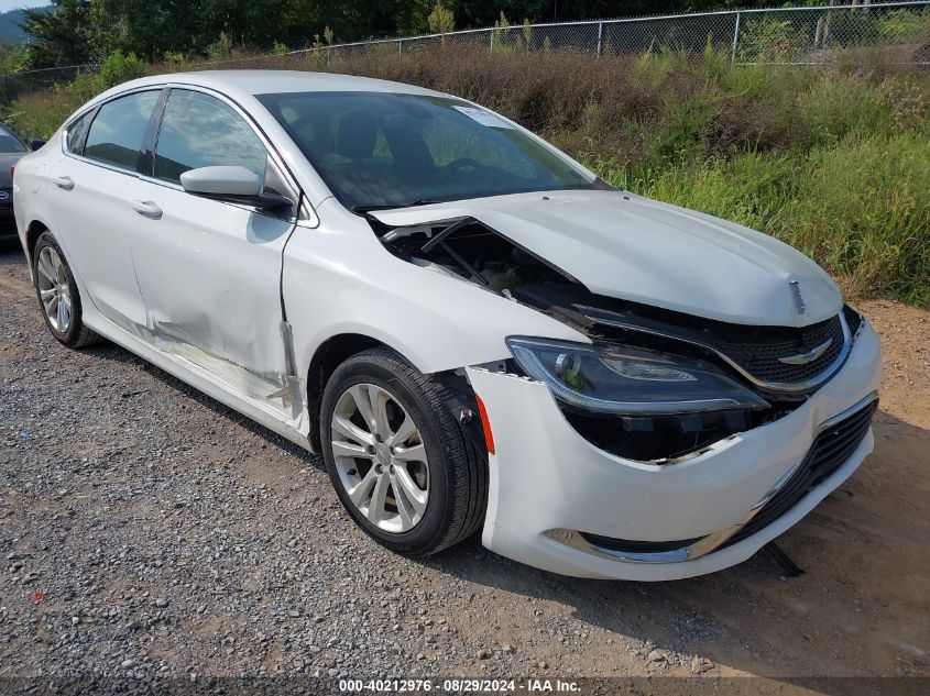 2015 Chrysler 200 Limited VIN: 1C3CCCAB9FN685766 Lot: 40212976