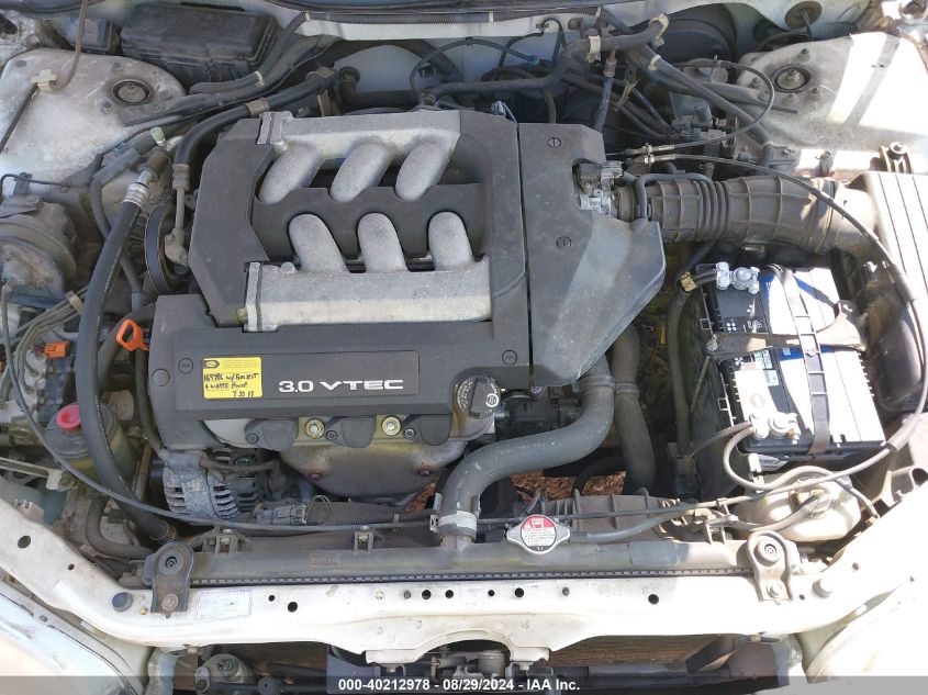 2000 Honda Accord 3.0 Lx VIN: 1HGCG1642YA047126 Lot: 40212978