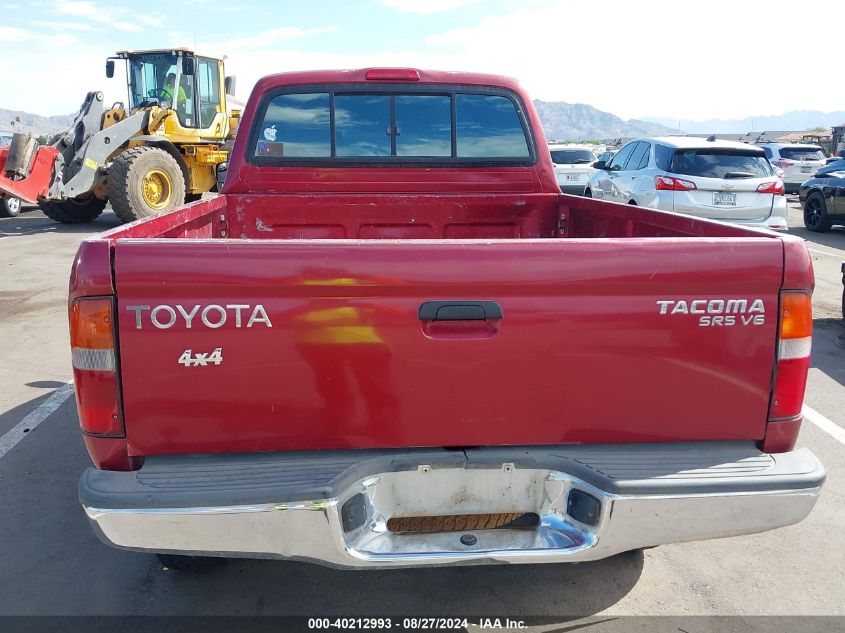 1998 Toyota Tacoma Base V6 VIN: 4TAWN72N8WZ147891 Lot: 40212993