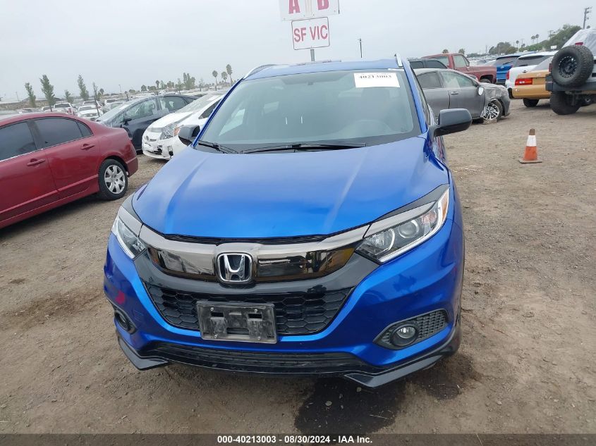 2022 Honda Hr-V Awd Sport VIN: 3CZRU6H12NM739915 Lot: 40213003